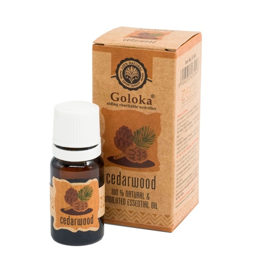 [8906051435247] Essential Oil - Cedarwood 10ml - Goloka 
