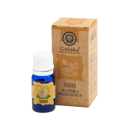 [8906051435070] Essential Oil - Lemon 10ml - Goloka