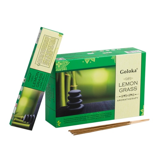[8906051432284] Incense Sticks - Lemongrass 180g - Goloka