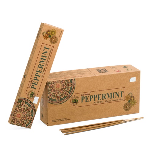 [8906051434004] Incense Sticks - Peppermint 90g - Goloka