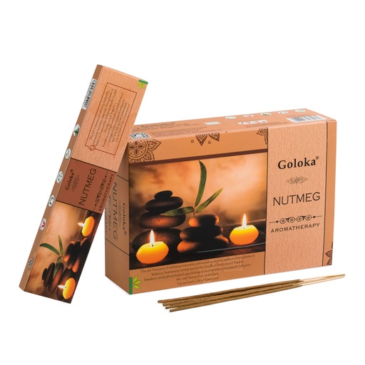 [8906051432260] Incense Sticks - Nutmeg 180g - Goloka