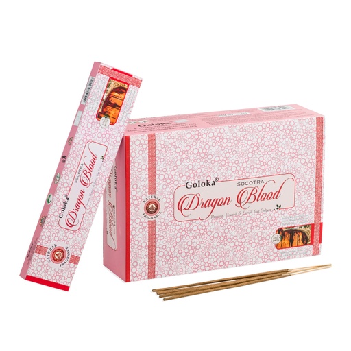 [8906051434226M] Incense Sticks - Dragon Blood 180g - Goloka