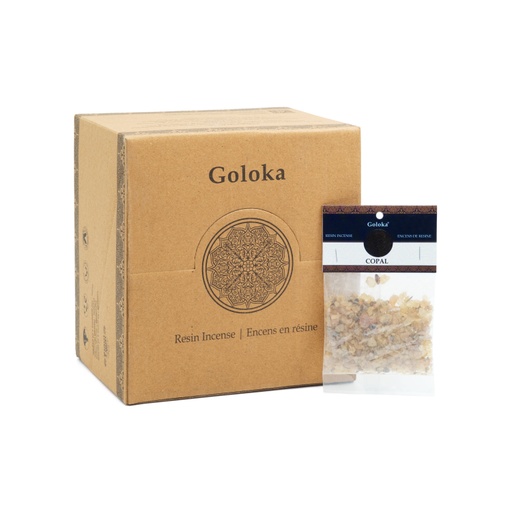 [8906051435957] Incense Resin - Copal 0.5oz/15gr Pack - 1pc - Goloka