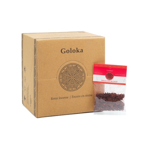 [8906051435971] Incense Resin - Dragon Blood 0.5oz/15gr Pack - 1pc - Goloka