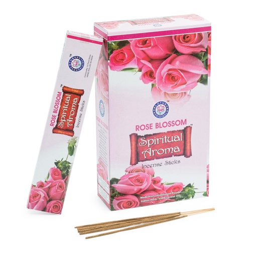 [8908004741610] Incense Sticks - Spiritual Aroma - Rose Blossom 180g - Lotus