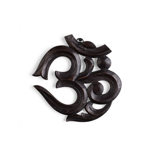 [690847360025] Wall Plaque - OM Design 9in/230cm - 1pc - Yogavni