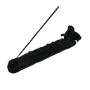 Incense Holder - Angel Carved Black - Yogavni