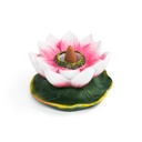 Incense Cone Burner - Backflow Lotus Flower - 1pc - Yogavni