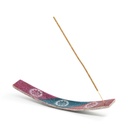 Incense Holder - Soap Stone Carved Sun - Multi Colour - 1pc - Yogavni 