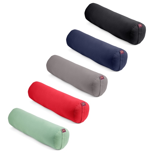Yoga Bolster - Extra Firm Long Cylindrical Round Cotton Filled - Yogavni