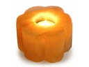 Himalayan Salt Tea Candle Holder - Flower - 1pc - Yogavni 