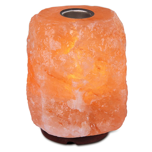 [638872914684] Himalayan Salt Lamp - Aroma Therapy Lamp 8&quot; and Bottle of Oil - 1pc - Yogavni 