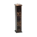 Incense Holder - Wall Mounted Wood OM Mantra - 1pc - Yogavni 