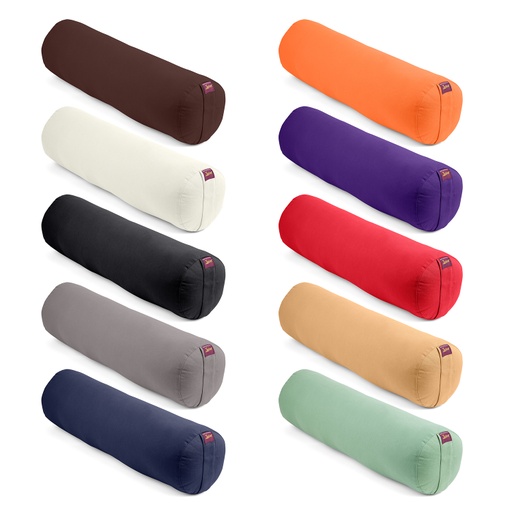 Yoga Bolster - Large Cylindrical Round Cotton Filled - 1pc - Yogavni 