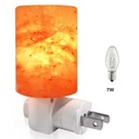 Himalayan Salt Lamp - Night Light - Cylindrical - 1pc - Yogavni