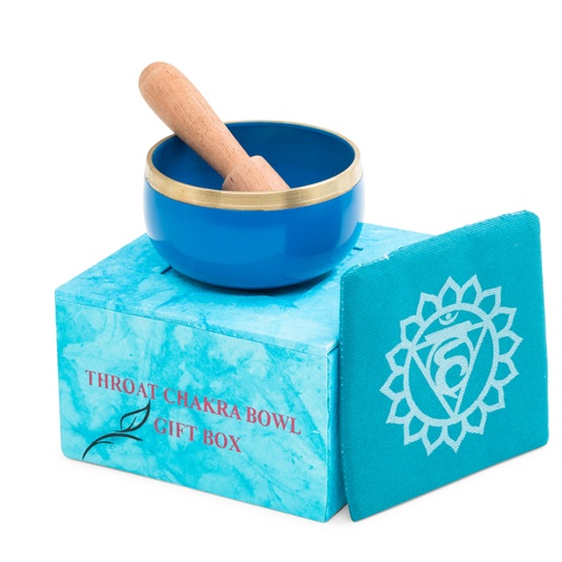 [638872913205] Singing Bowl - Throat Chakra - Yogavni