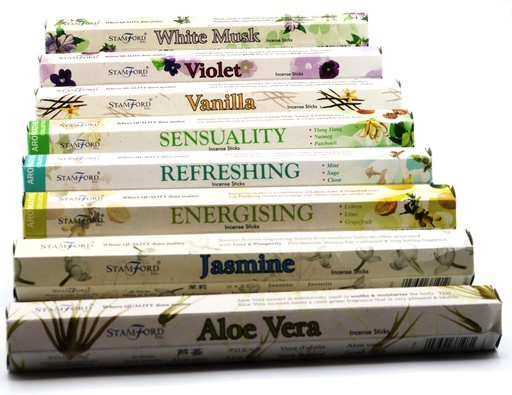 [628068694094] Incense Pack - STAMFORD | Surprise 8 Variety | Peace Burner | 9pc