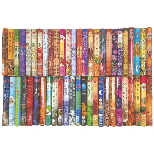 [638872942472] Incense Pack - HEM | Surprise 15 Variety | Adjustable Burner | 15pc